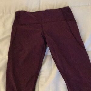 Purple High-Waisted Leggings